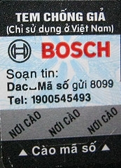 Cách kiểm tra dụng cụ cầm tay Bosch chính hãng