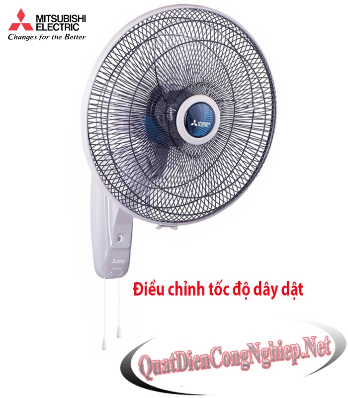Quạt treo tường Mitshubishi W16-GV (dây dật)