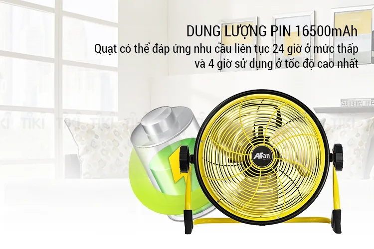 Quạt sạc tích điện AFan AFF 40DC