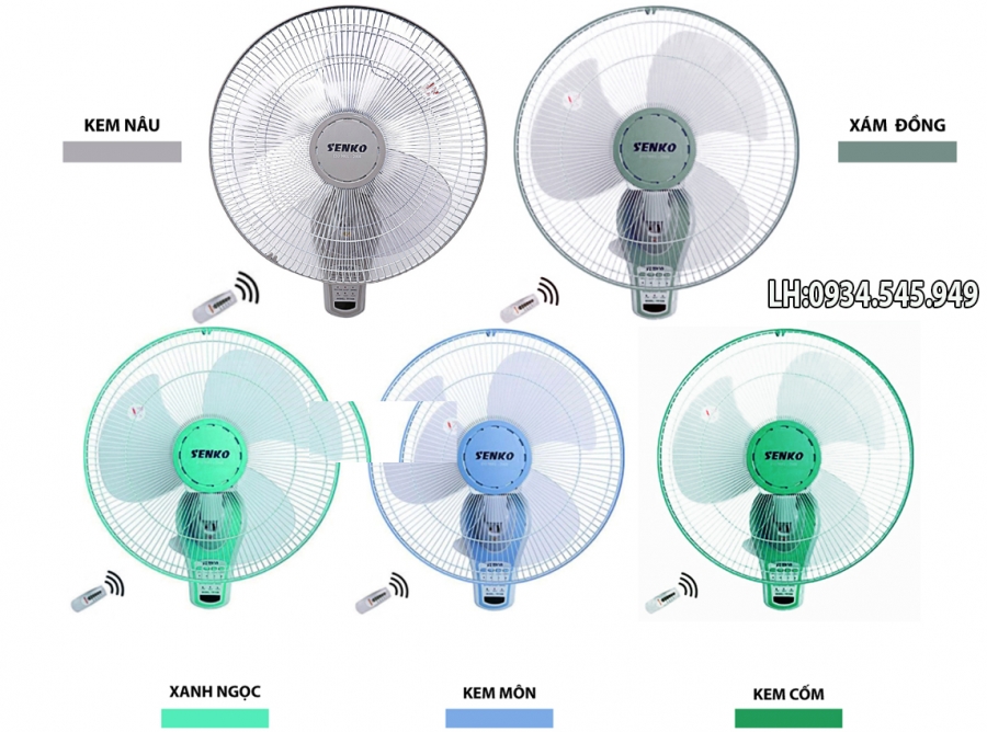 Quạt treo tường Senko TR1683