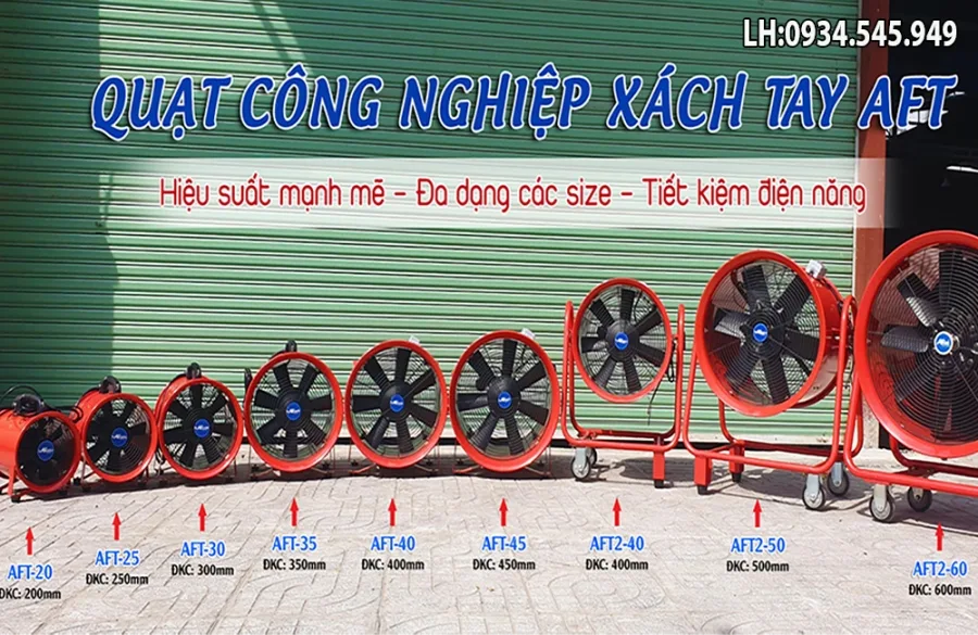 Quạt hút thổi cao áp Afan AFT-40