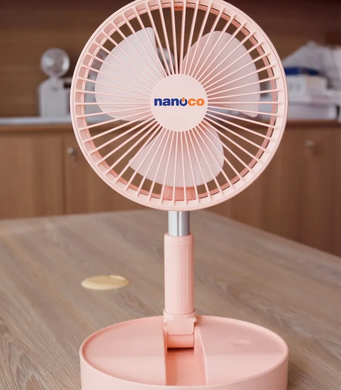 Quạt sạc Nanoco NFF1617W