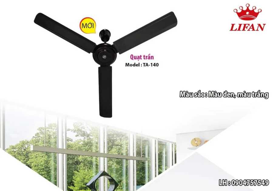 Quạt trần 3 cánh Lifan TA-140