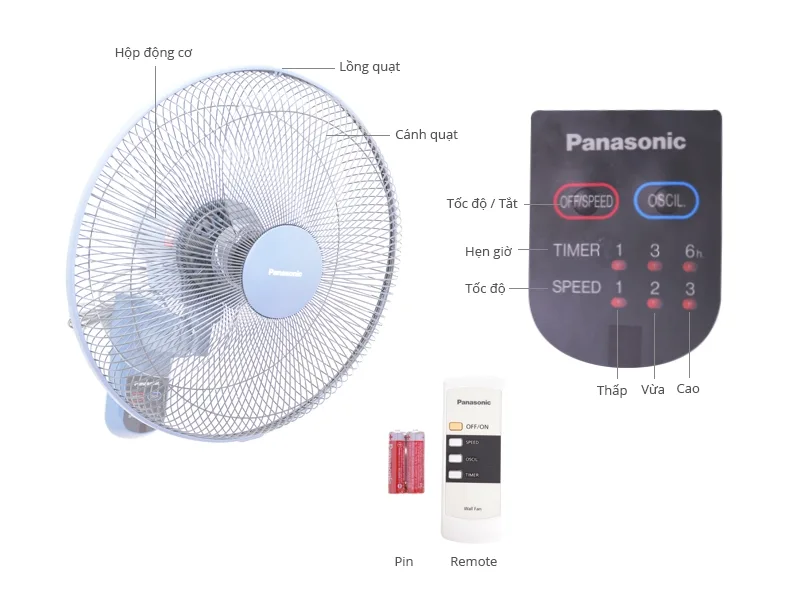 Quạt treo Panasonic F409MB