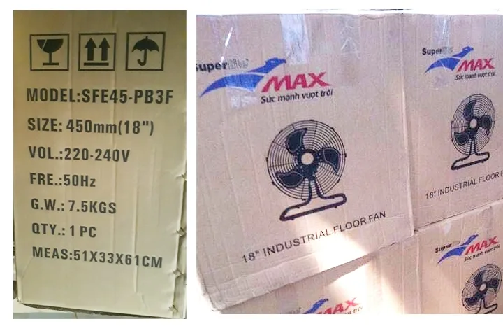 Quạt sàn công nghiệp Superlite Max SFE45