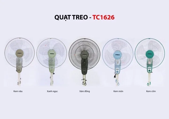 Quạt treo tường Senko TC1626