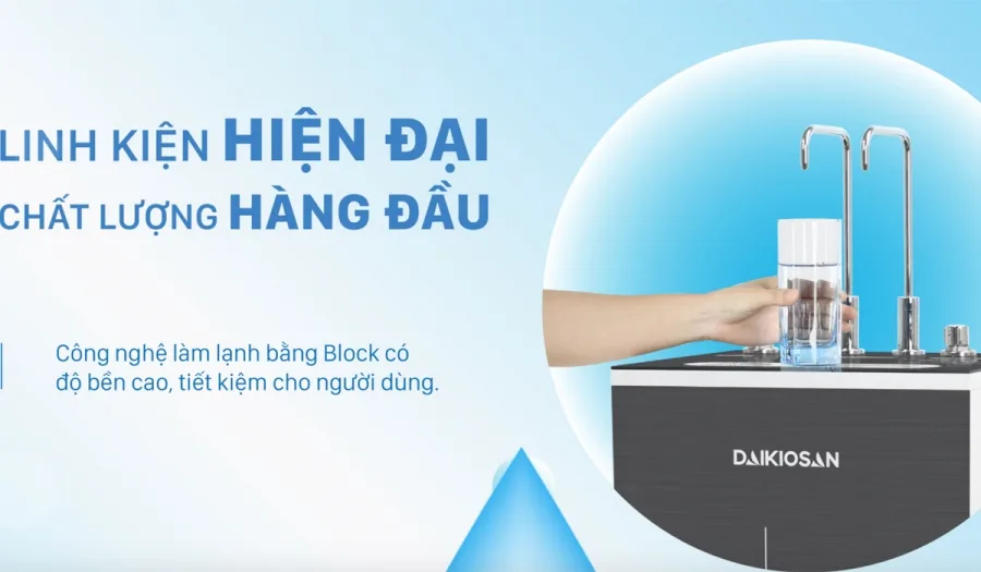 Máy lọc nước RO Daikiosan nóng nguội lạnh DSW-43710H