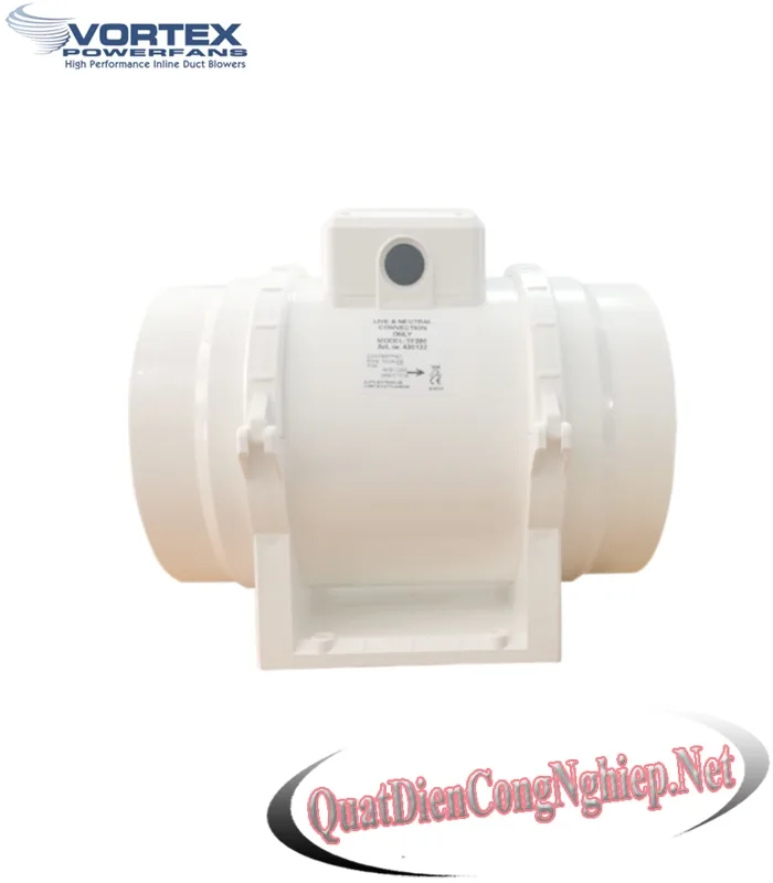 Quạt hút nối ống siêu âm Vortex TF-200
