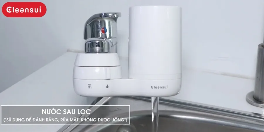 Thiết bị lọc nước lắp tại vòi CleanSui EF401