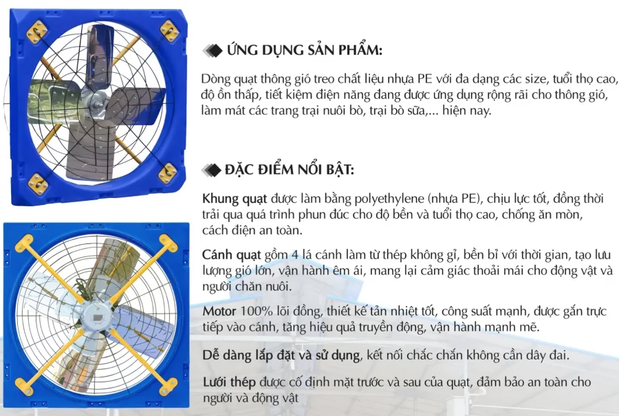 Quạt thổi mát cho trang trại AFan AFK1140PE