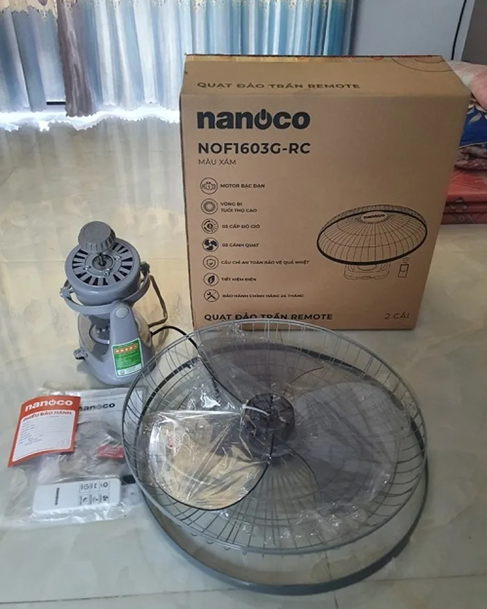 Quạt đảo trần Nanoco NOF1603G-RC