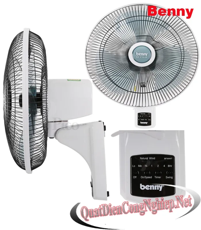 Quạt treo tường Benny BFW48T có điều khiển