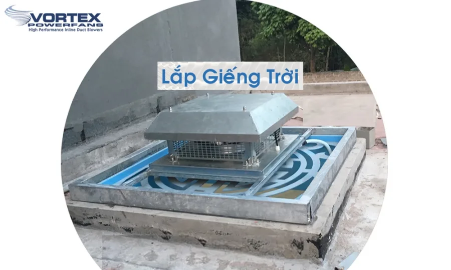Quạt hút mái nhà giếng trời Vortex VF-315R