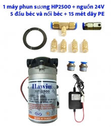 Máy Phun Sương Trọn Bộ 5 Béc (trọn bộ)