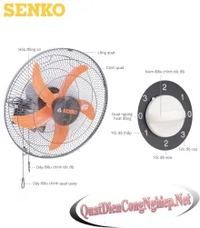Quạt treo tường Senko TC16