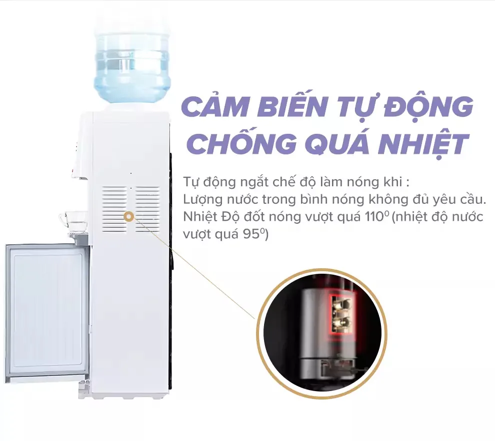 Cây nước nóng lạnh TrueHome TD-TC1740S
