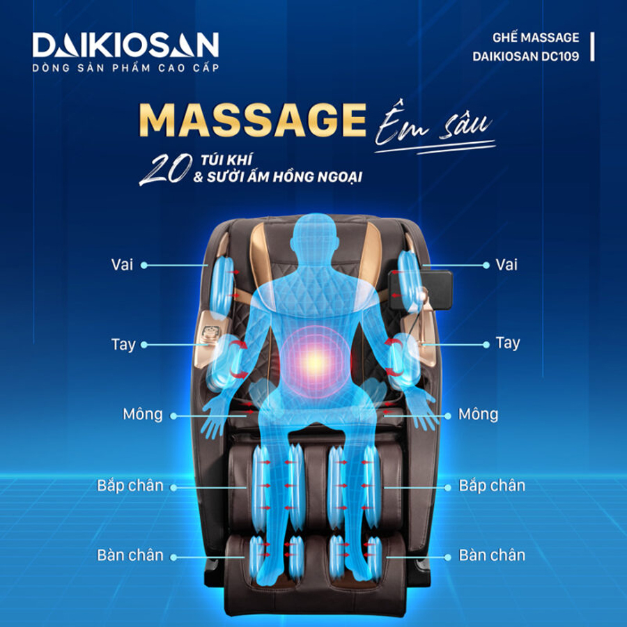 Ghế Massage Daikiosan DC109