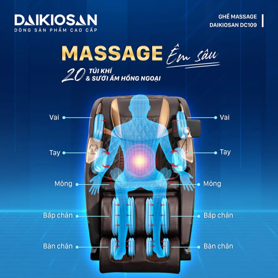 Ghế Massage Daikiosan DC109