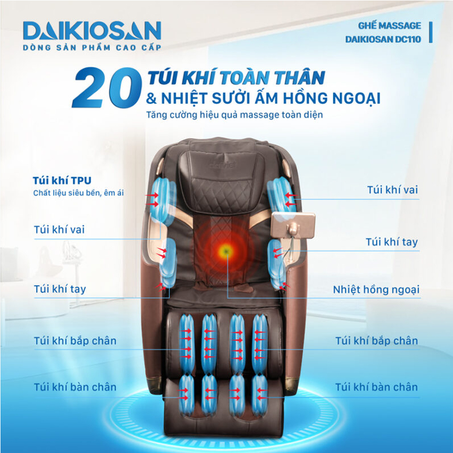 Ghế Massage Daikiosan DC110