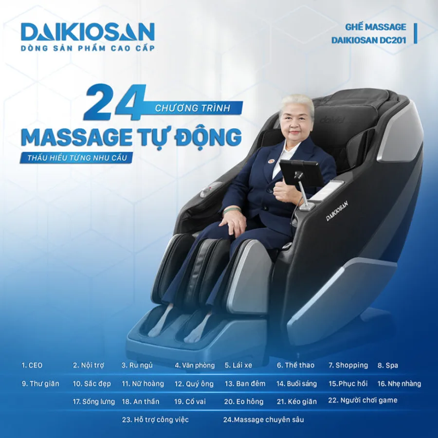Ghế Massage Daikiosan DC201