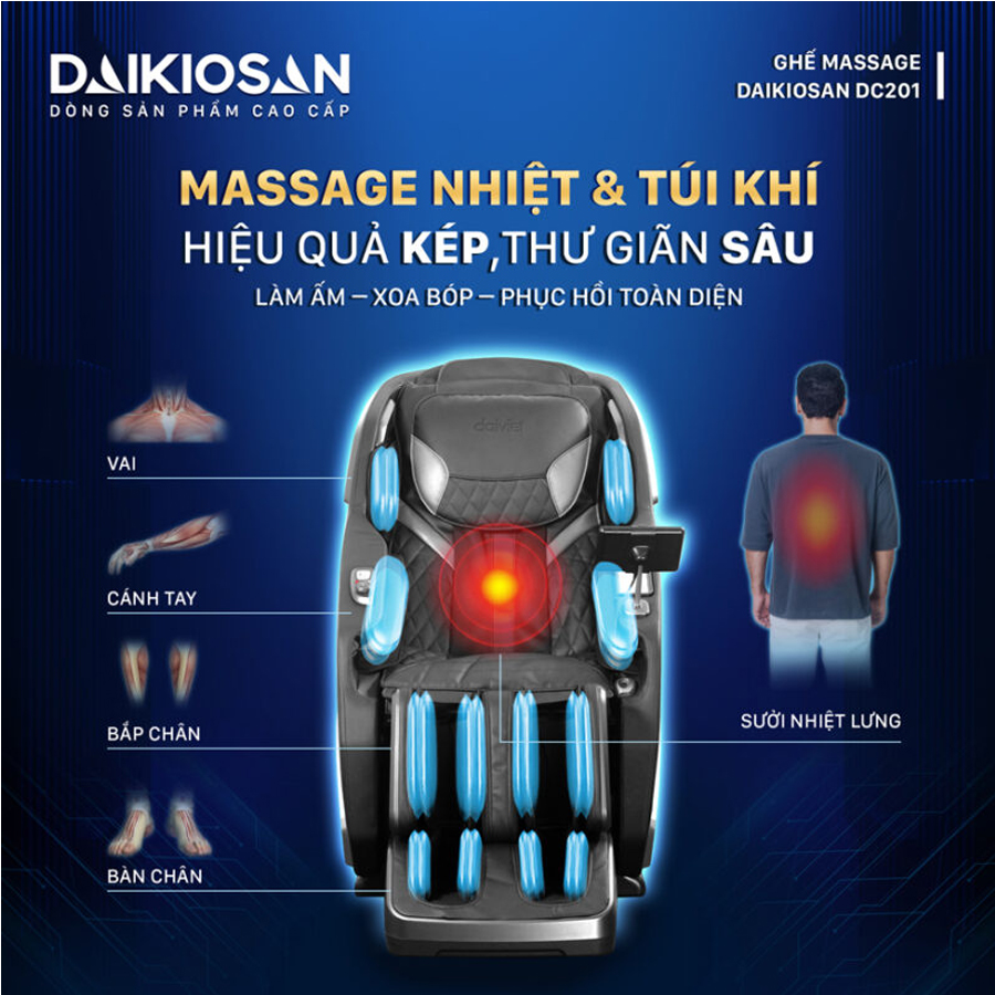 Ghế Massage Daikiosan DC201