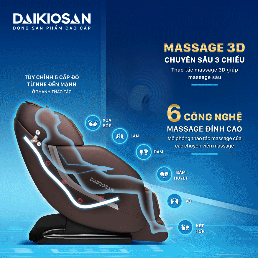 Ghế Massage Daikiosan DKGM-10002