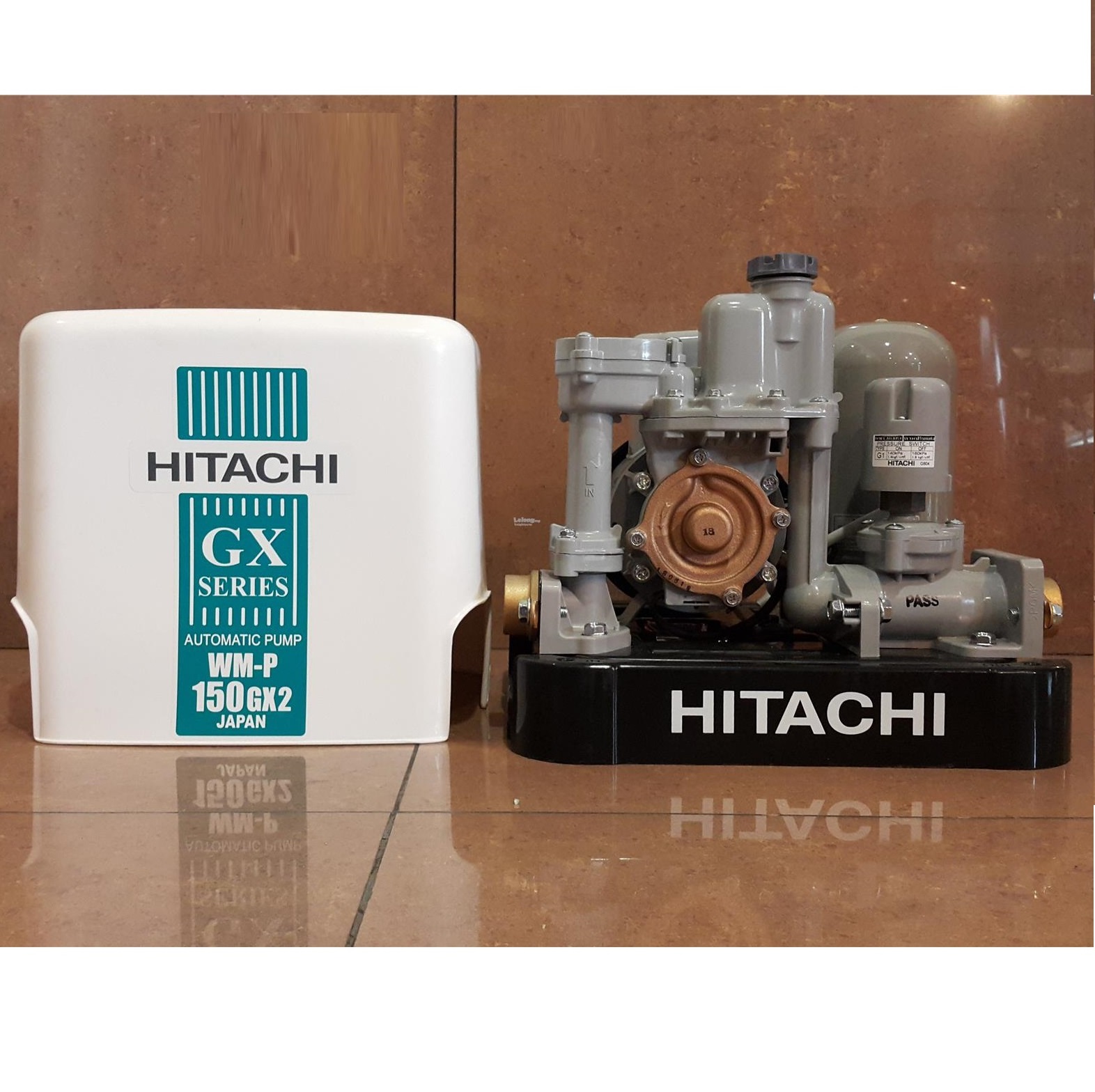 Máy Bơm Tăng Áp Tự Động Hitachi WM-P150GX2