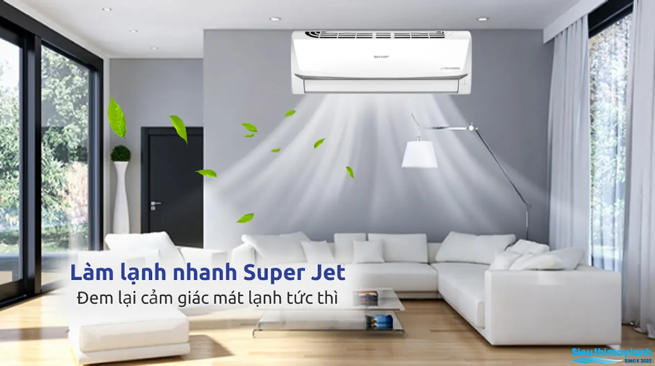 Máy lạnh Sharp Inverter 1.5 HP AH-X13ZEW