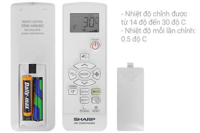 Máy lạnh Sharp Inverter 1 HP AH-X10ZEW