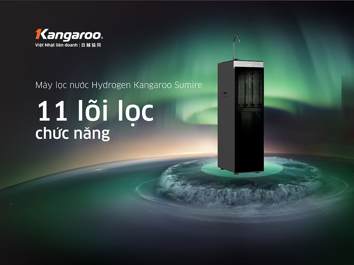 Máy lọc nước Kangaroo Sumire Hydrogen KG100H