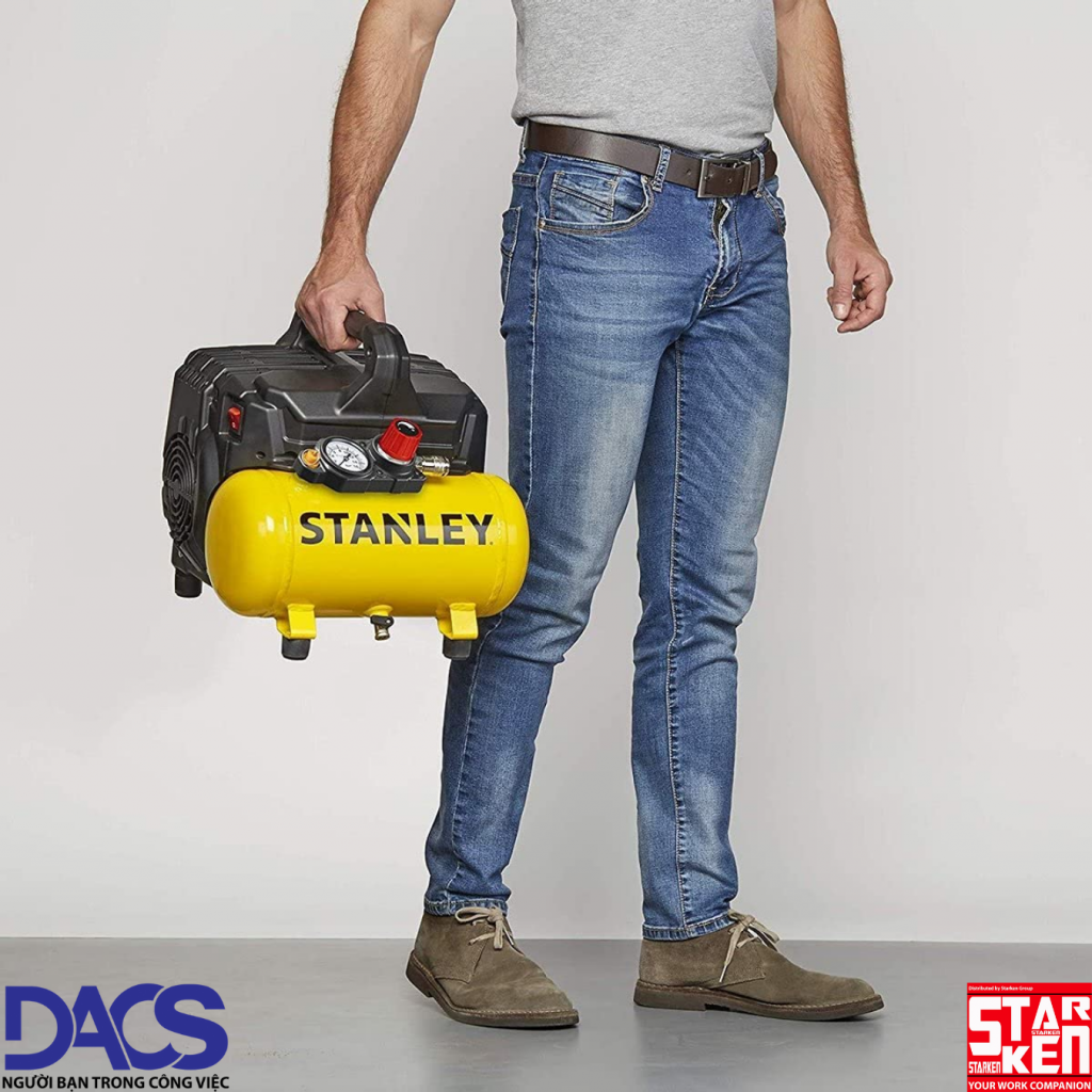 Máy nén khí không dầu 6L Stanley DST100/8/6