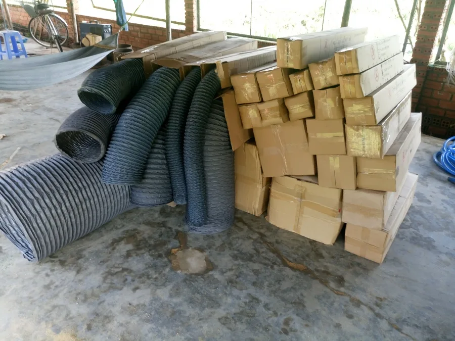 Ống dẫn gió mềm Tarpaulin D200mm