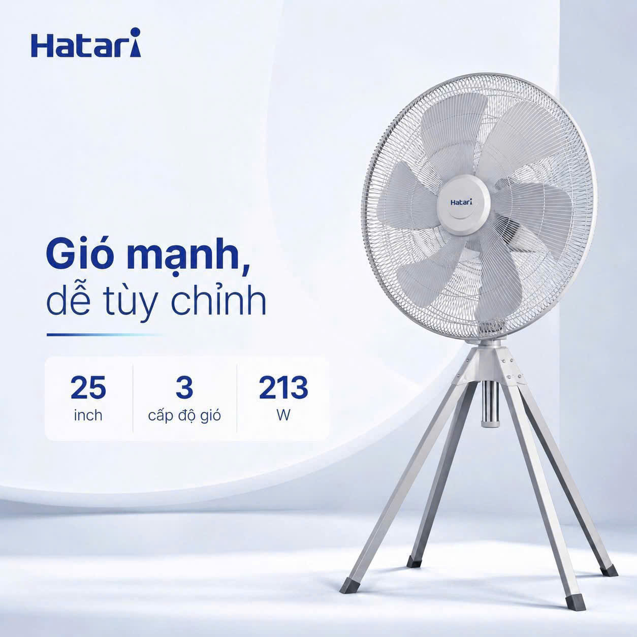 Quạt đứng công nghiệp Hatari IQ25M1