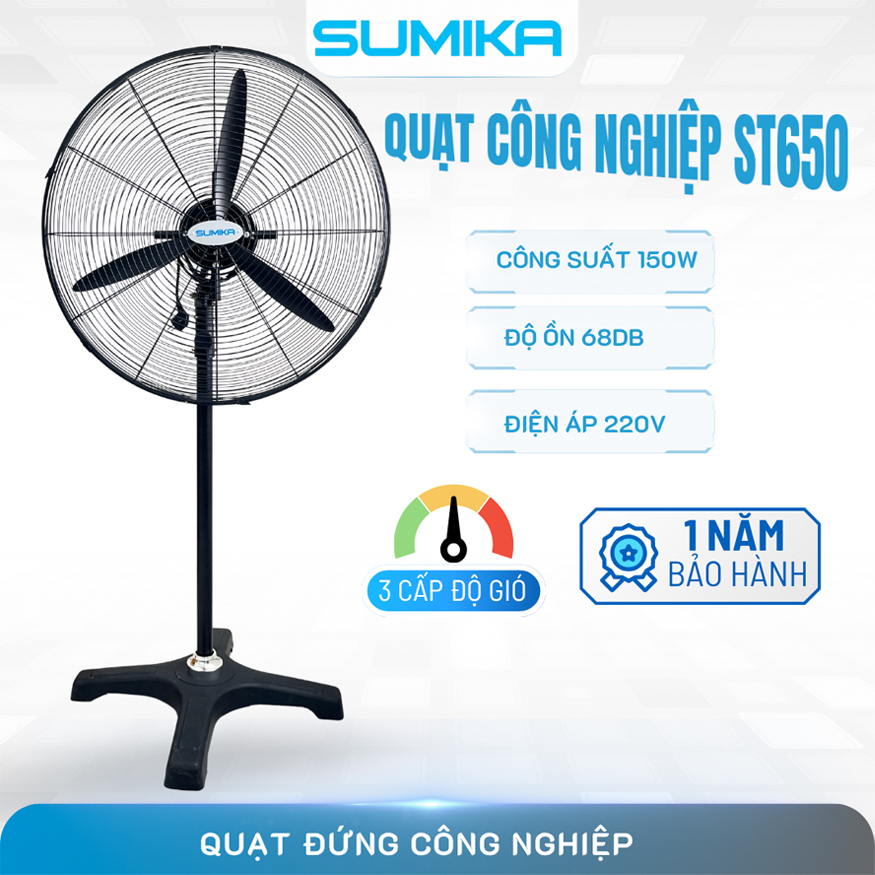 Quạt đứng công nghiệp Sumika ST650