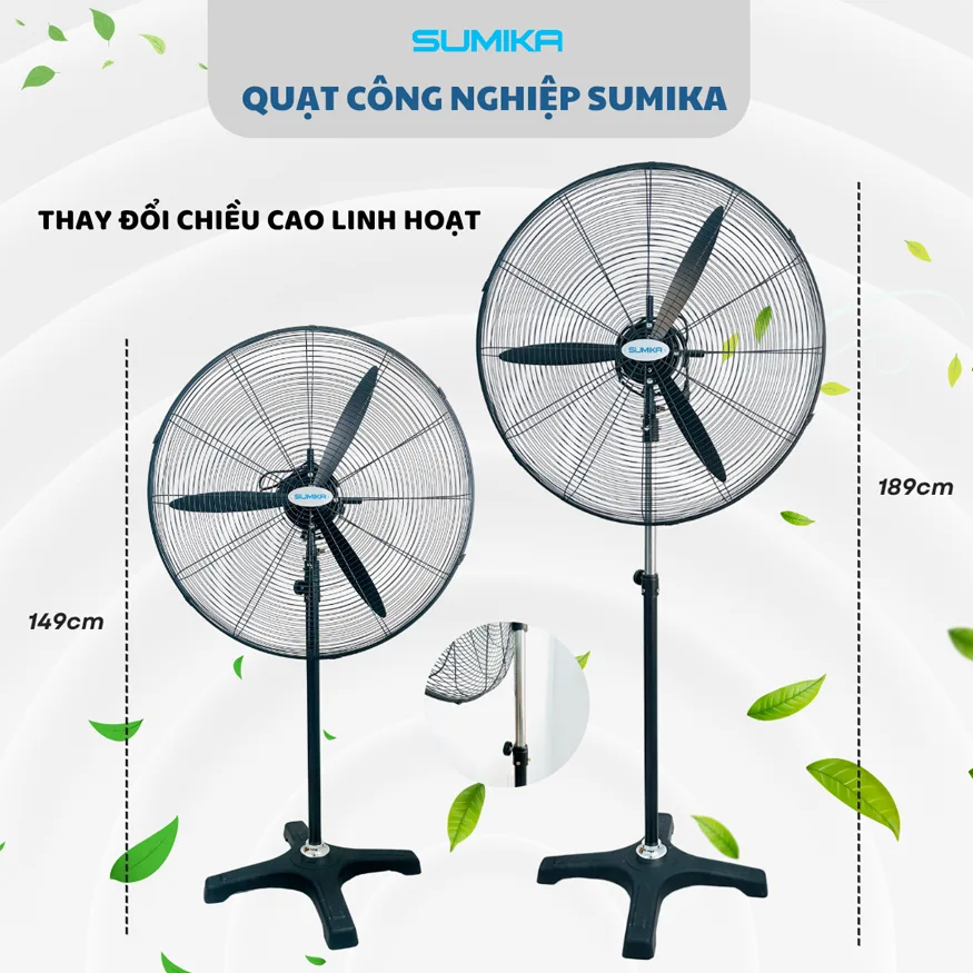 Quạt đứng công nghiệp Sumika ST750