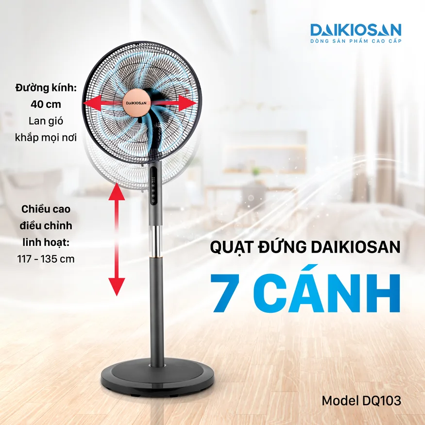 Quạt đứng Daikiosan DQ103