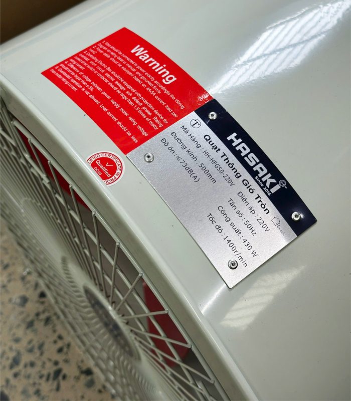 Quạt hướng trục tròn Hasaki HH-HFG50
