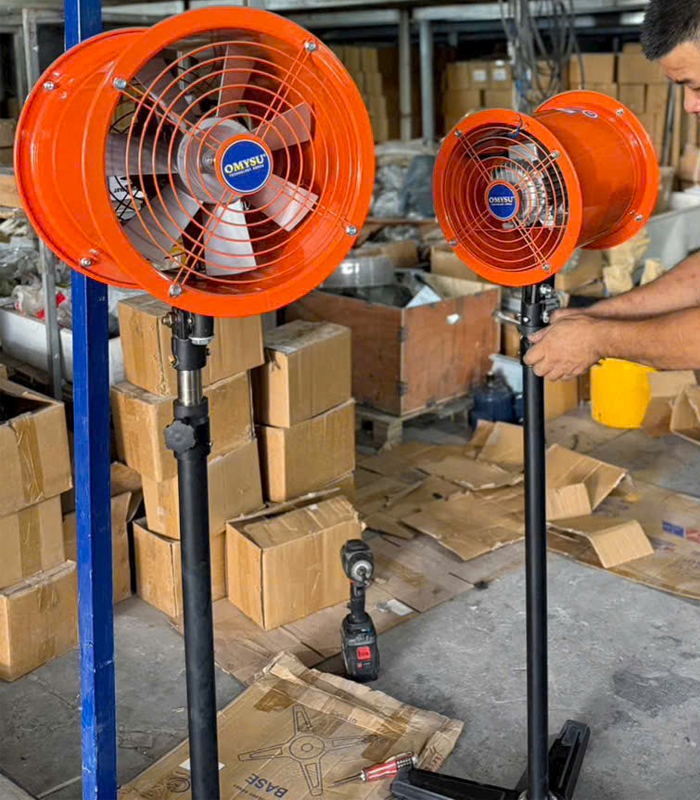 Quạt hút khói bếp nướng ngoài trời Omysu FG-30C-5-CĐ