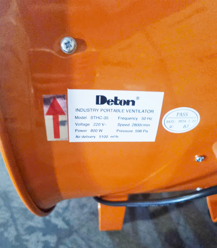Quạt hút xách tay Deton STHC-40