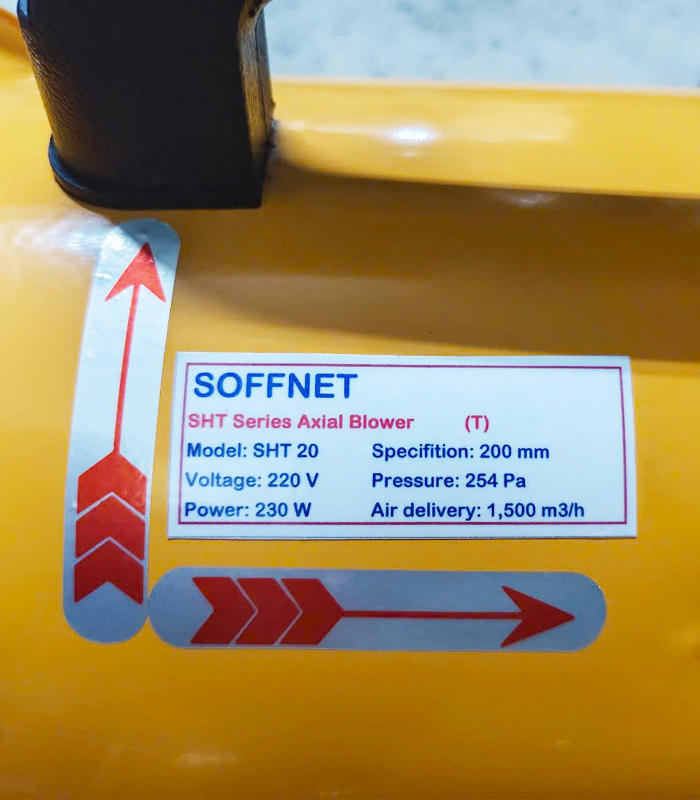 Quạt hút xách tay Soffnet SHT-20