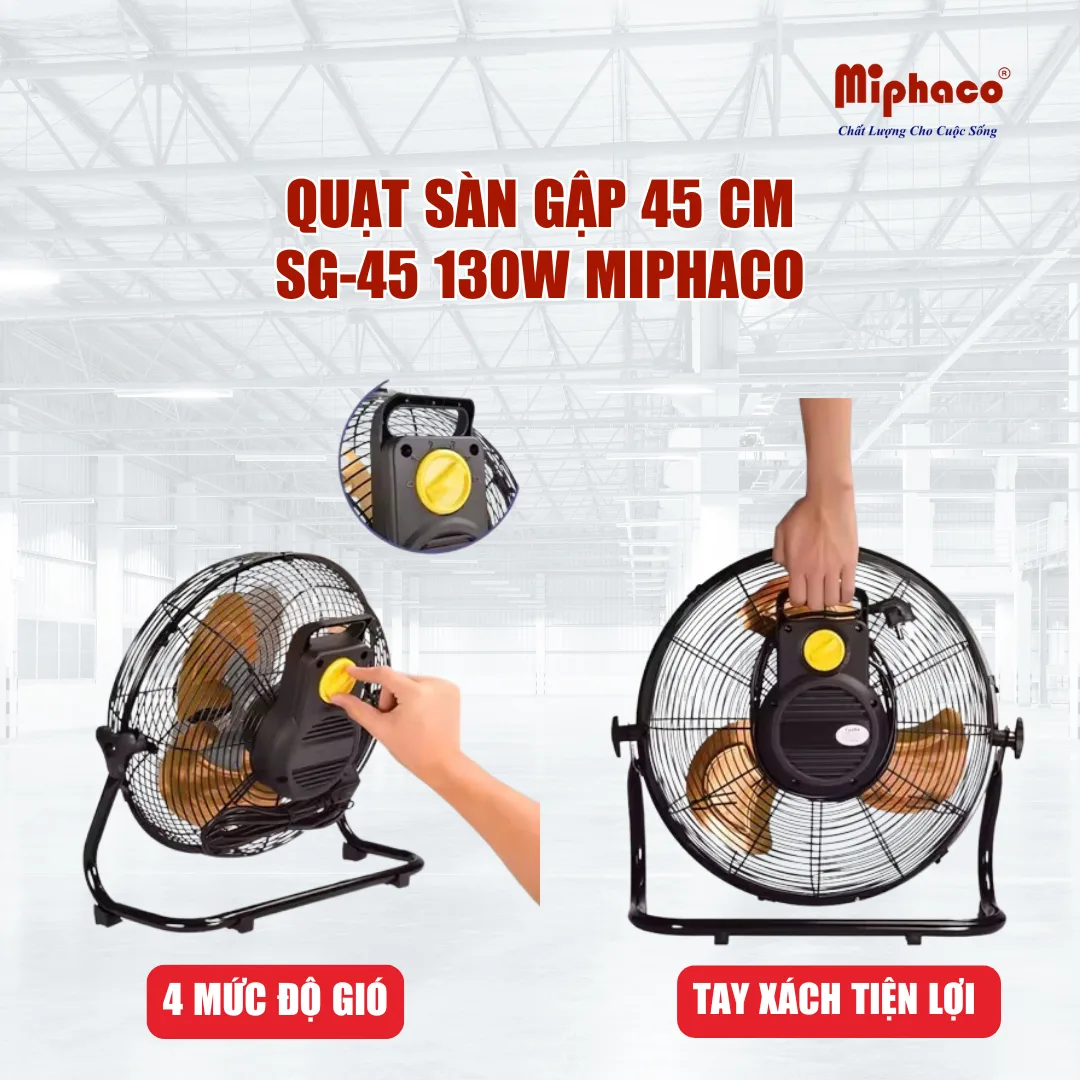 Quạt sàn công nghiệp Miphaco SG-50