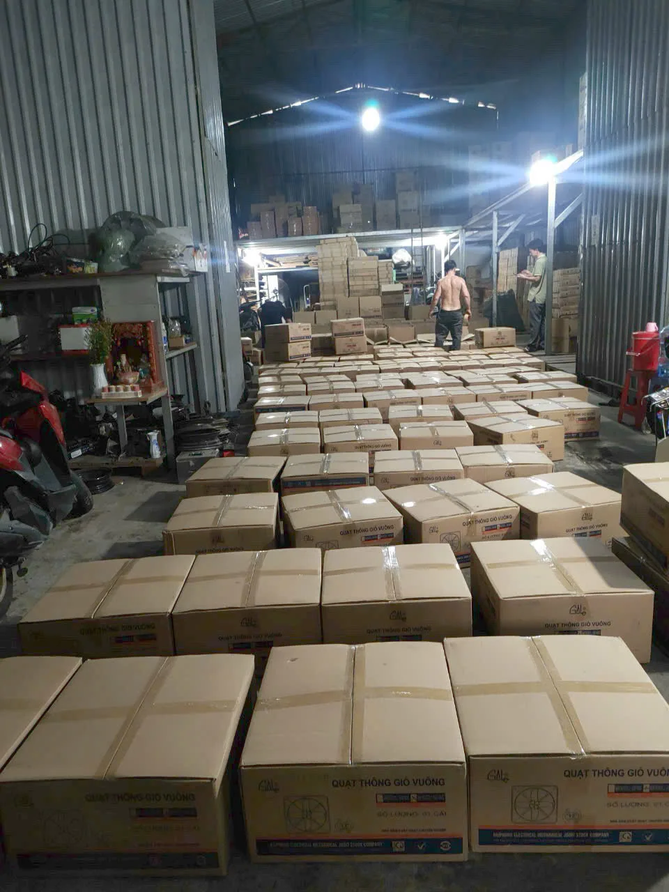 Quạt Thông Gió Công Nghiệp Vuông Gale RF 40