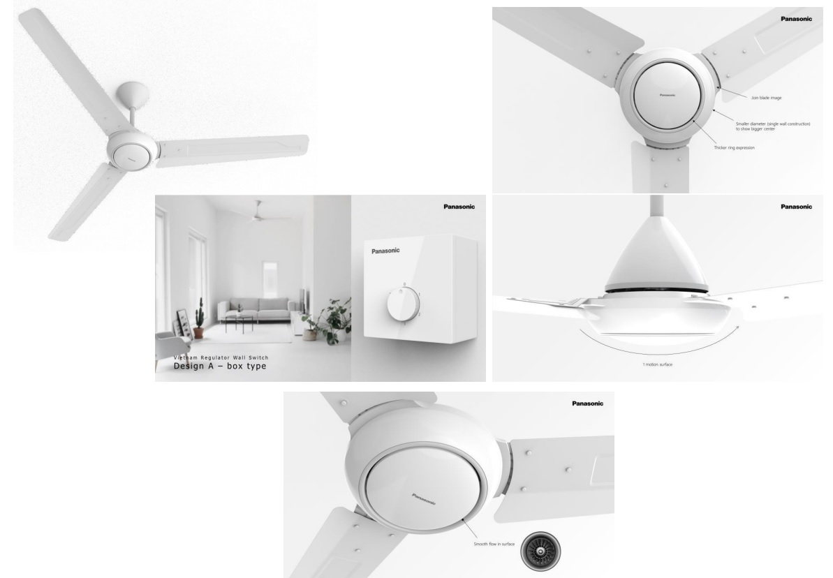 Quạt trần 3 cánh Panasonic F-60FV2