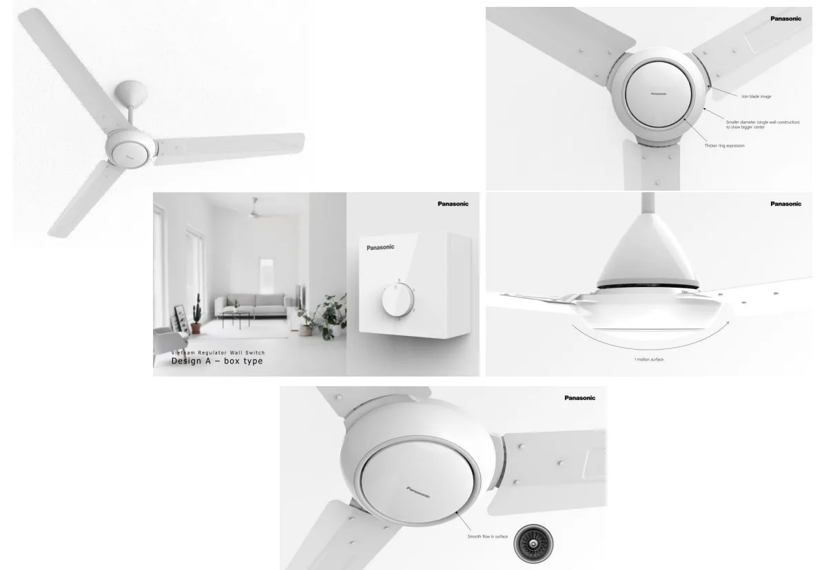 Quạt trần 3 cánh Panasonic F-60FV2
