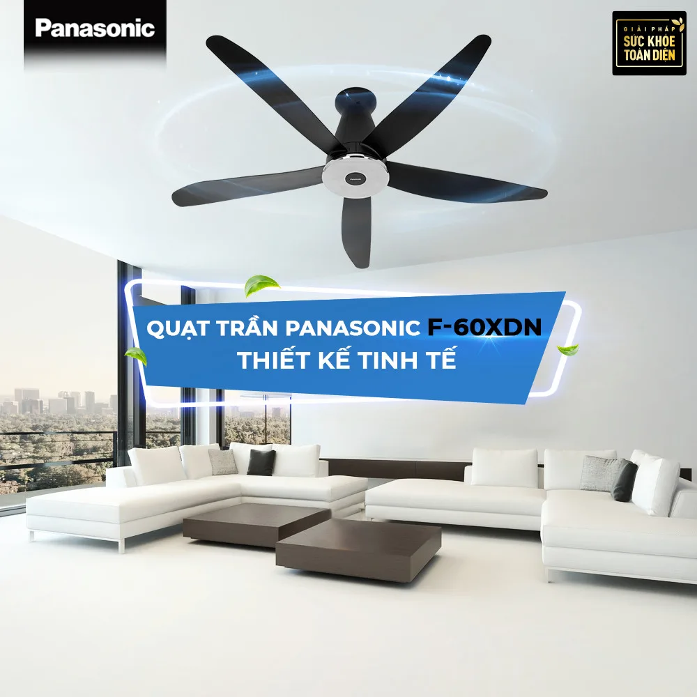 Quạt trần 5 cánh Panasonic F-60XDN