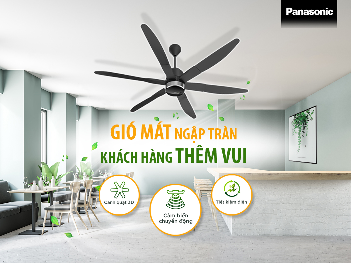 Quạt trần 6 cánh Panasonic F-70ZBP