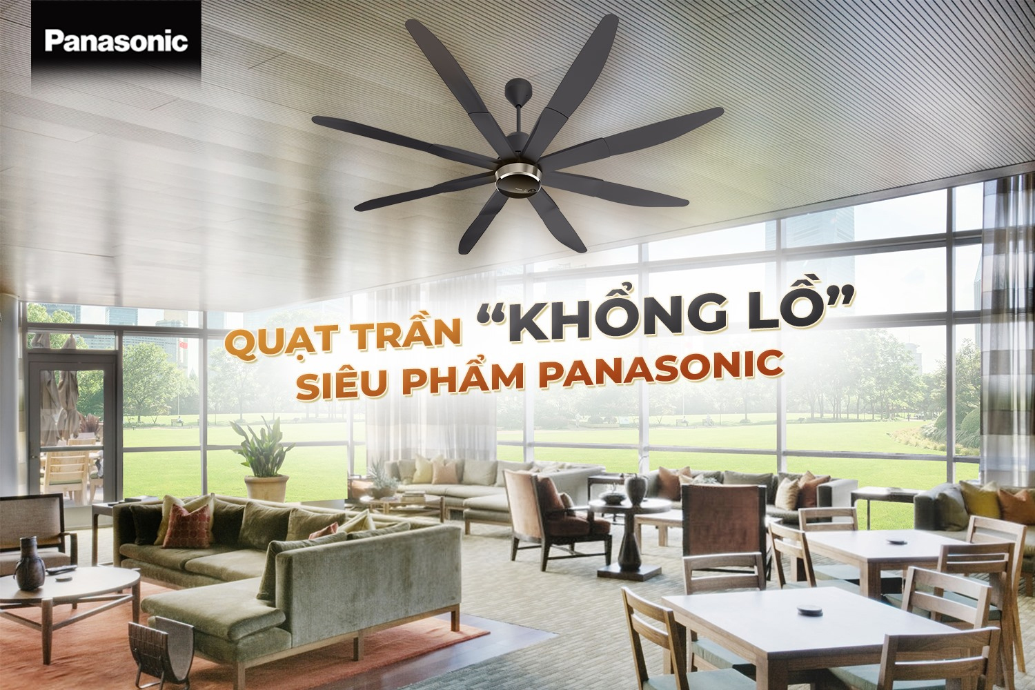 Quạt trần 8 cánh Panasonic F-80ZBR