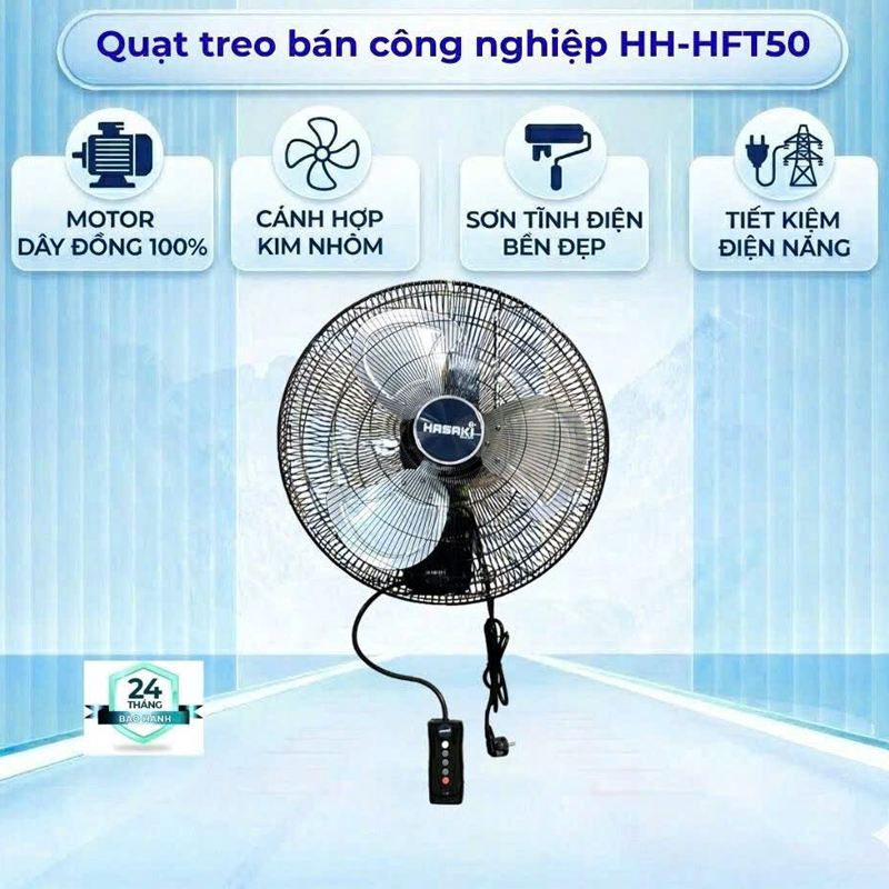 Quạt treo bán công nghiệp Hasaki HH-HFT50