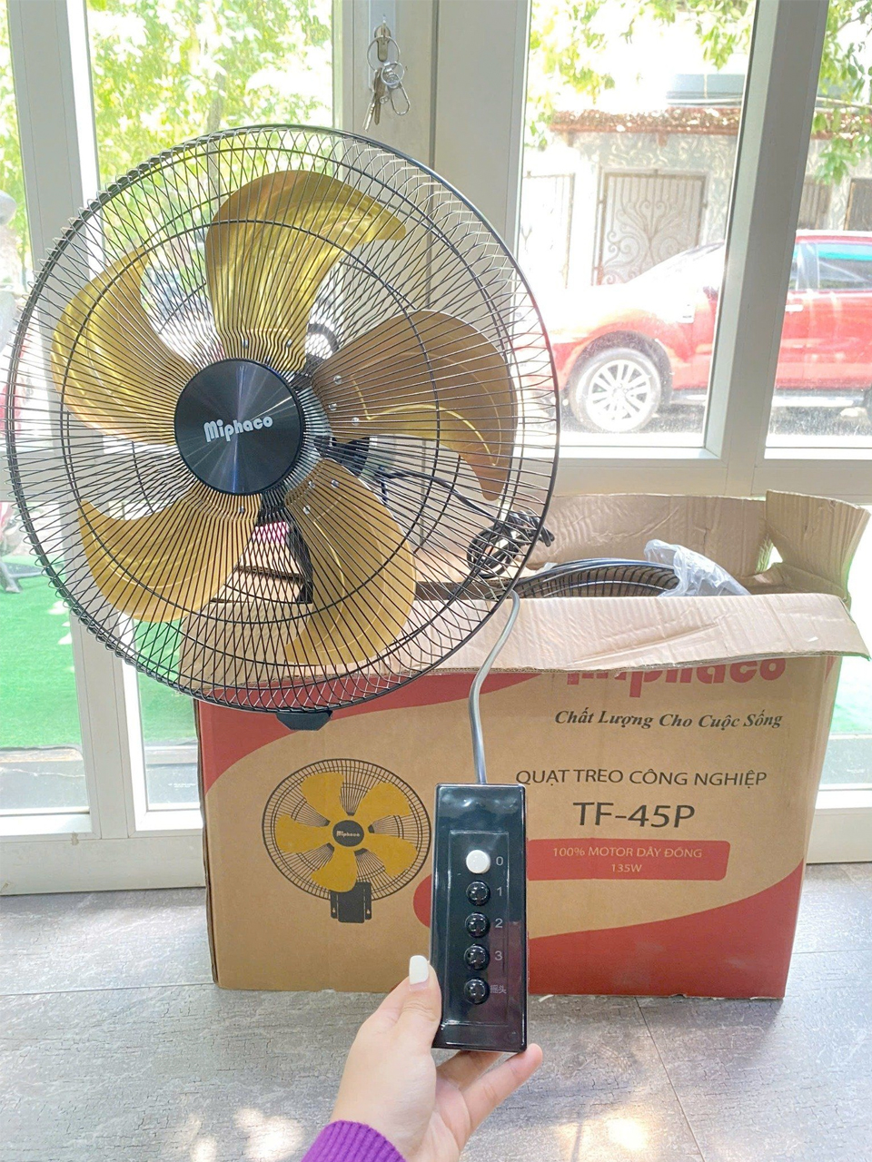 Quạt Treo Bán Công nghiệp Miphaco TF-45P