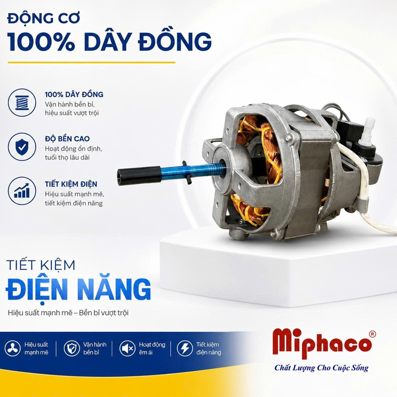 Quạt treo bán công nghiệp Miphaco TR55 72W